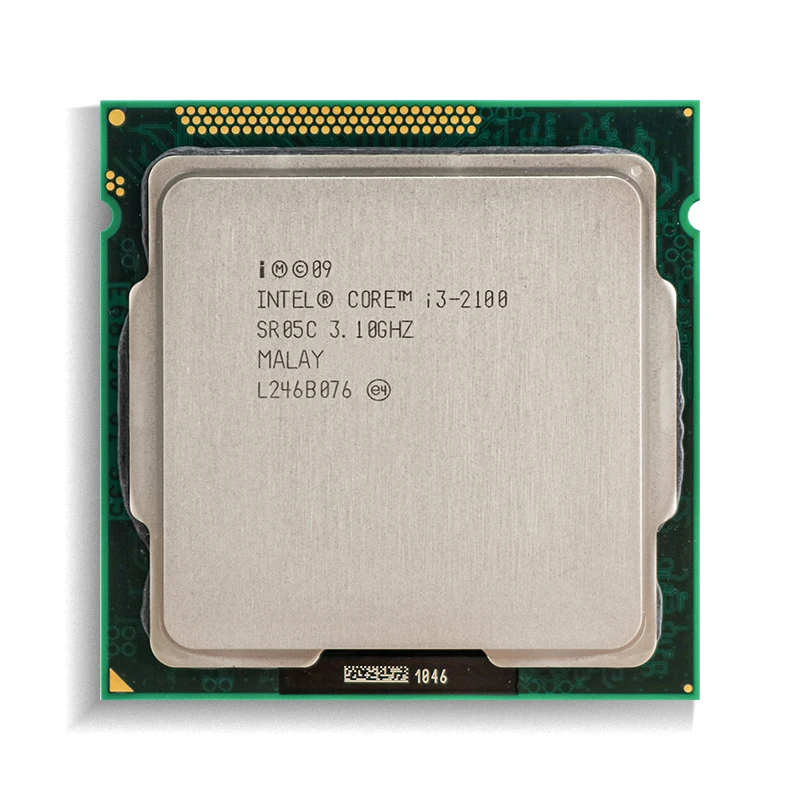 Хорошая цена для Intel Core I3-2100 двухъядерным процессором 3,10 ГГц LGA 1155 65W настольный компьютер CPU