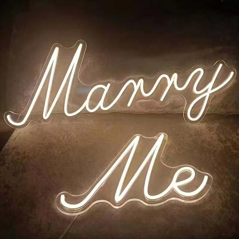 Знак любви свадебное украшение дома акриловая доска светодиодная неоновая вывеска