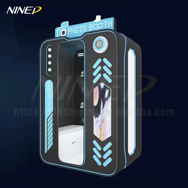 NINED Hot Self Service Photo Booth Machine Picture Kiosk Selfie Screen/selfie Booth Machine Photobooth Kiosk/selfie Kiosk Print