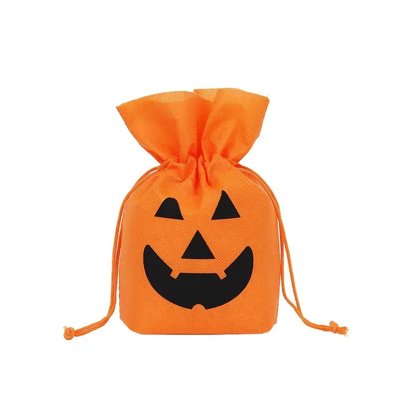 Хэллоуин нетканые сумки многоразовая Подарочная сумка Тыква вечеринка конфеты для подарков
