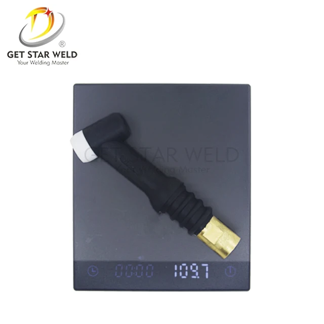 Get Star Weld 200 amp watercooling gas valve flexible tig welding torch body head handle