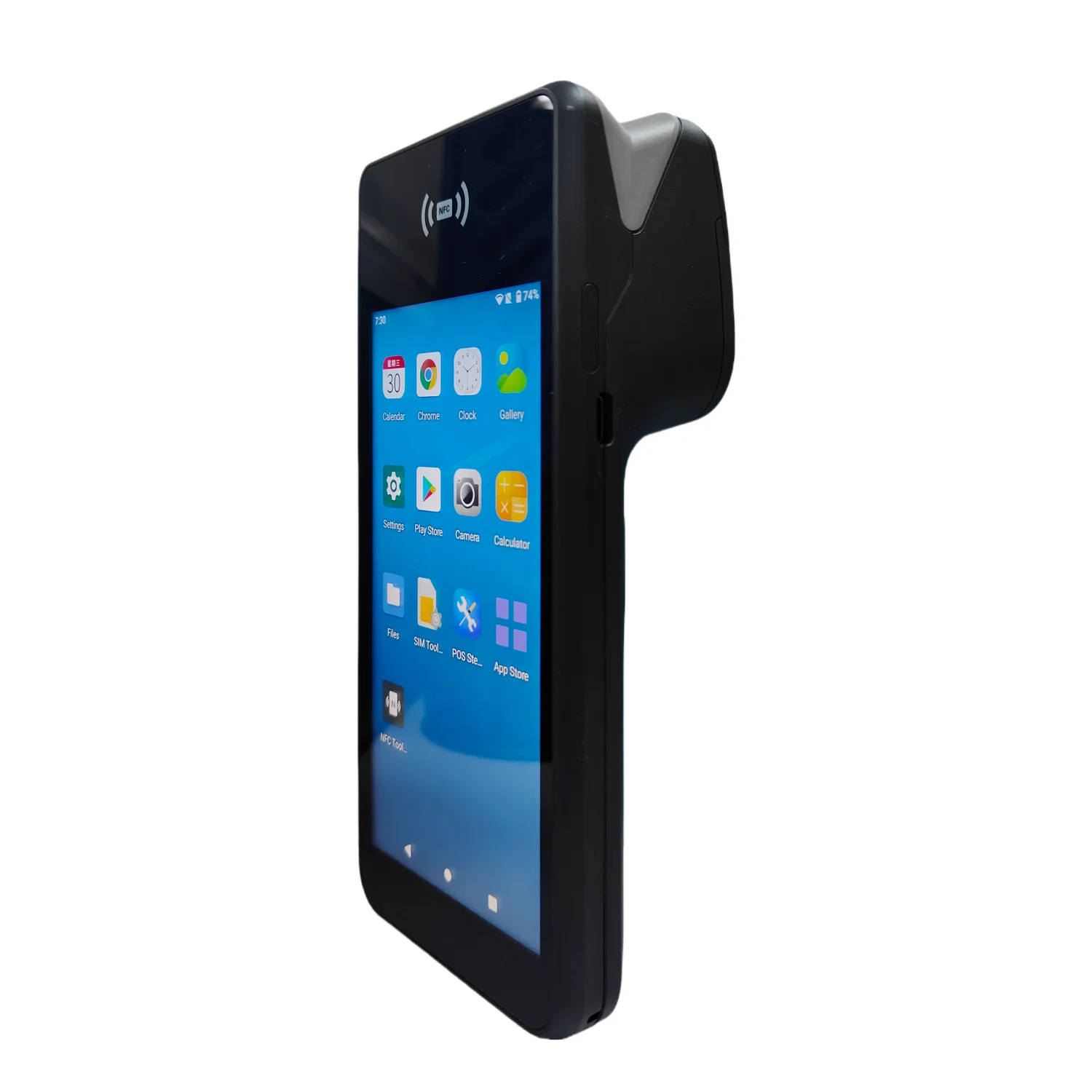 N1 Android 11 System 5.5 inch Touch Screen Pos Machine with Printer 4G LTE WIFI QR Barcode Scanner Battery