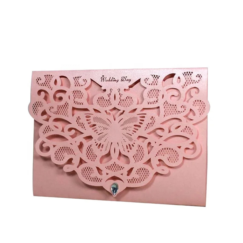 wholesale elegant luxury wedding invitation cards