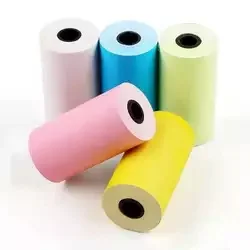 Pink Yellow Blue Colored  57mm Width Thermal Paper Roll for POS ATM Printer Paper Roll