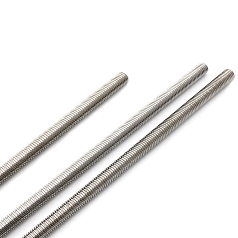 Industrial Grade DIN 976 Stud Bolt Black Oxide Anti-Rust Steel Threaded Rod with Zinc Finish Metric Measurement System