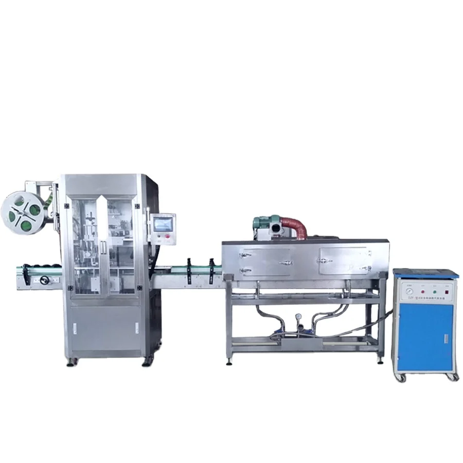 New Condition Glass Bottle Sleeve Shrink Labeling Machine