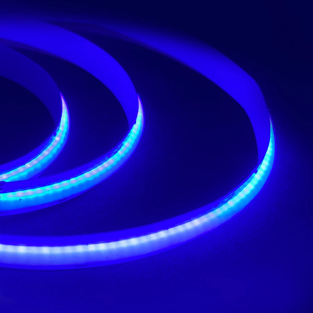 Лидер продаж, 3 года гарантии, 8 мм, 512 светодиодов, 480 светодиодов, 15 Вт, FCOB COB, светодиодные ленты cob с синим чипом