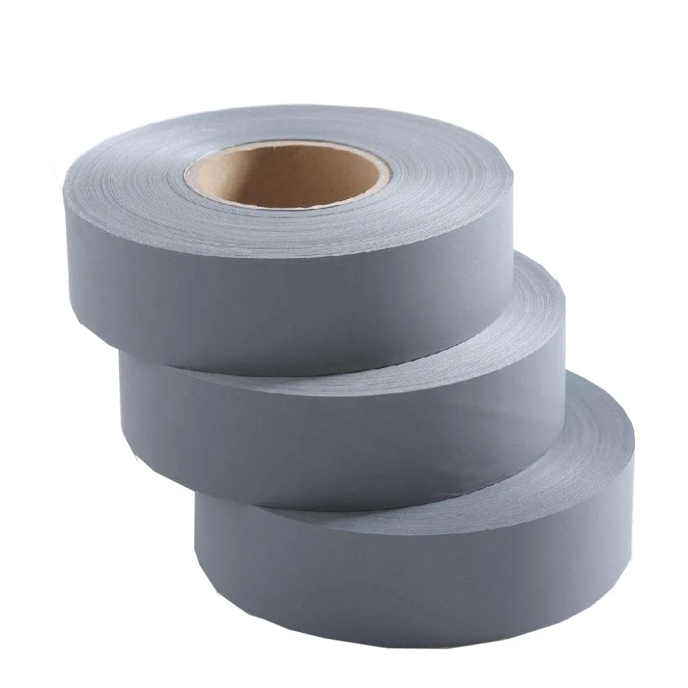 HCSP 100% Polyester High Reflective Fabric Tape Sliver for reflective jacket