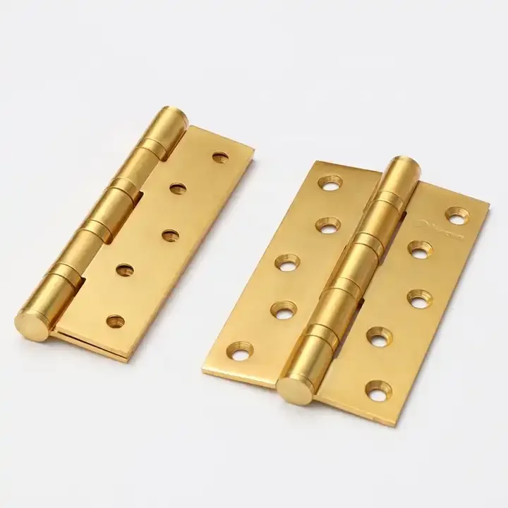 Factory Supplier Bush Welding Brass Flush Door Hinge For Wooden Door