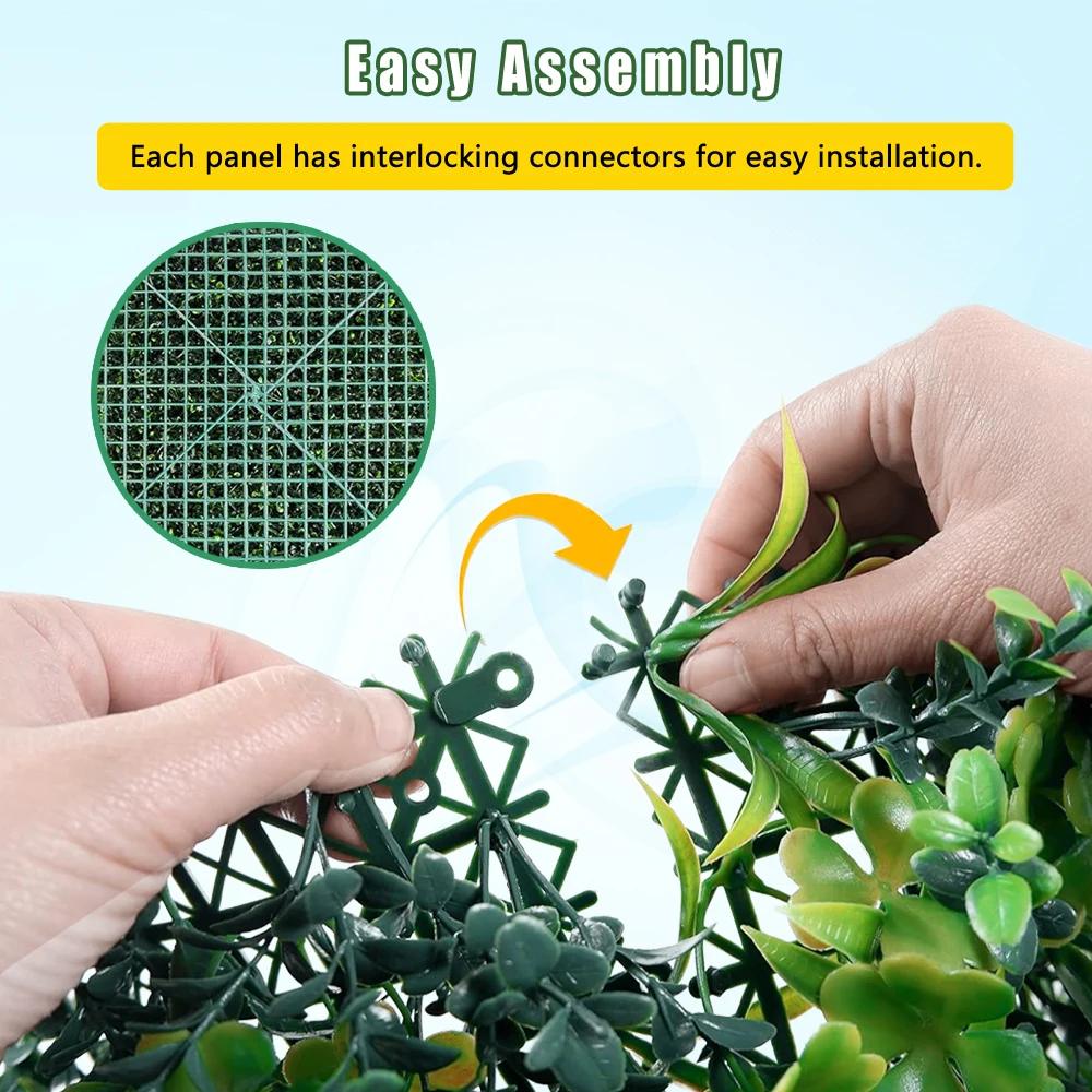 vertical fabric garden tall grass plants artificial uv protected artificial boxwood hedge wall panels for decoration