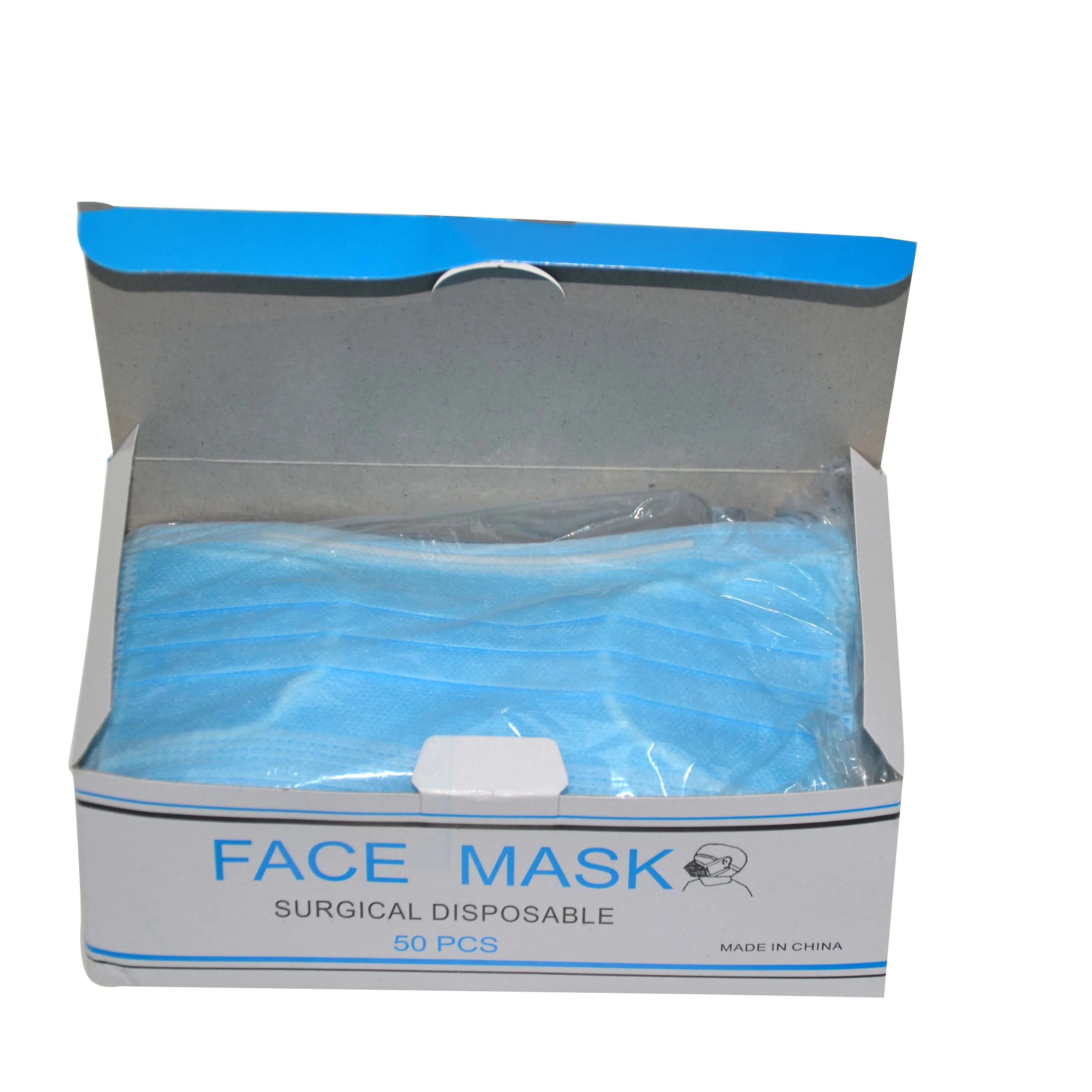
Non Woven 3-layer PP Disposable Face Mask Standard Ventilated Medical Face Masks Adult Kids In Stock 
