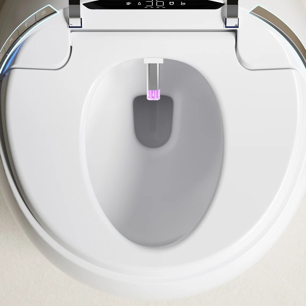 Joynfortune NEW ultrashort automatic egg design shaped toilet ceramic electric smart intelligent wc bowl sunken tank for hotel