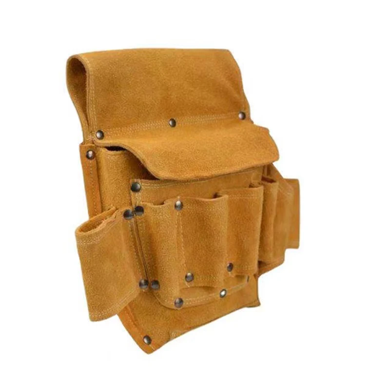 Custom Working At Height Utility Tools Belt Durable Tarpaulin Multi Pockets Tool Bag Waist