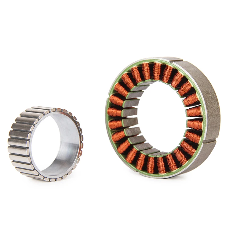 RI60 Frameless Inrunner brushless permanent magnet 500w 24v dc generator robot motor wheel