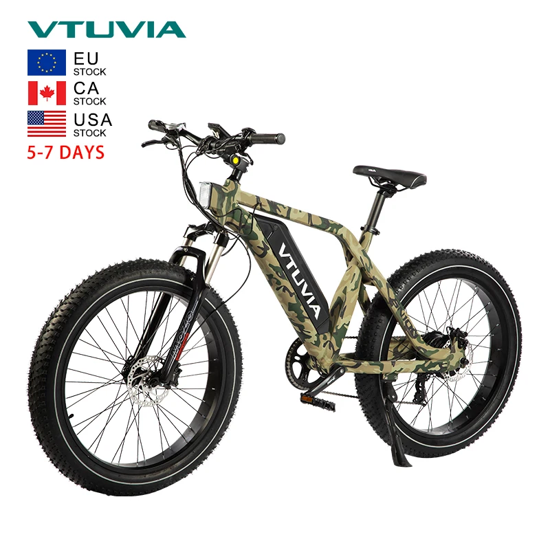 USA Eu Warehouse 250W 750w 36V 48v Lithium Battery Fat Tire Electric Mountain Bike Factory Ebike Bicycle For Adults