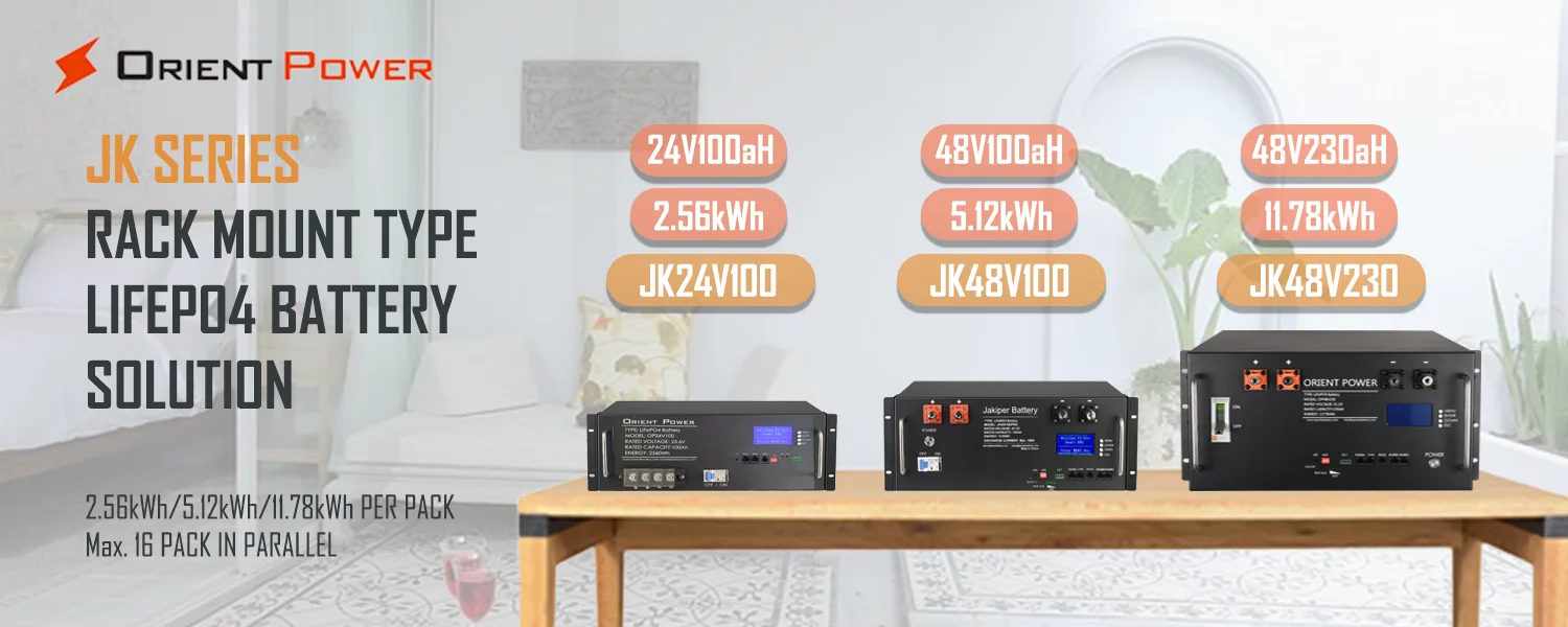 ORIENT POWER JK48V100PRO 5kw 10kw Solar Energy Storage Systems Battery LiFePO4 for cheaper batteries than SOK EG4 Battery