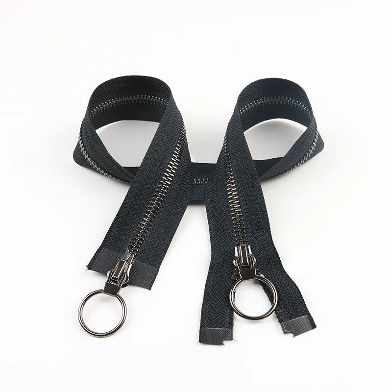 Хорошая цена Прямая поставка с завода #3 #5 #7 #8 Индивидуальные и оптовые двухсторонние Металлические молнии