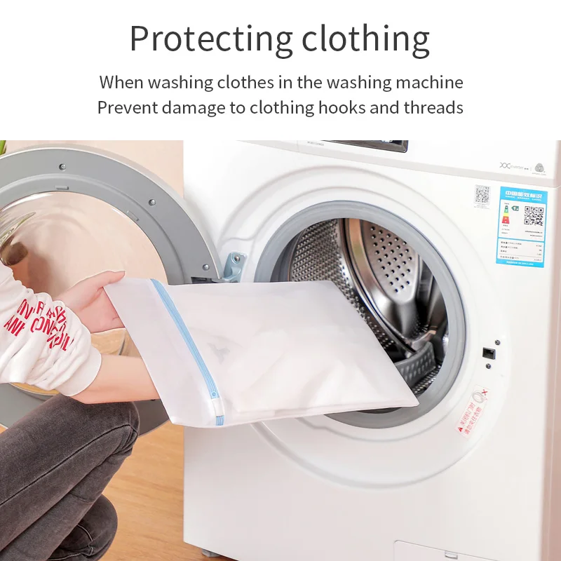 Mesh Laundry Bags 16 x 12 Inch Laundry Wash Bag Colorful Zipper for Blouse Hosiery Stocking Underwear