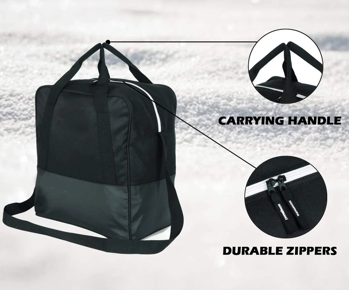 Custom Double Heat Ski Travel Shoe Helmet Boot Bag Waterproof Ski Bag