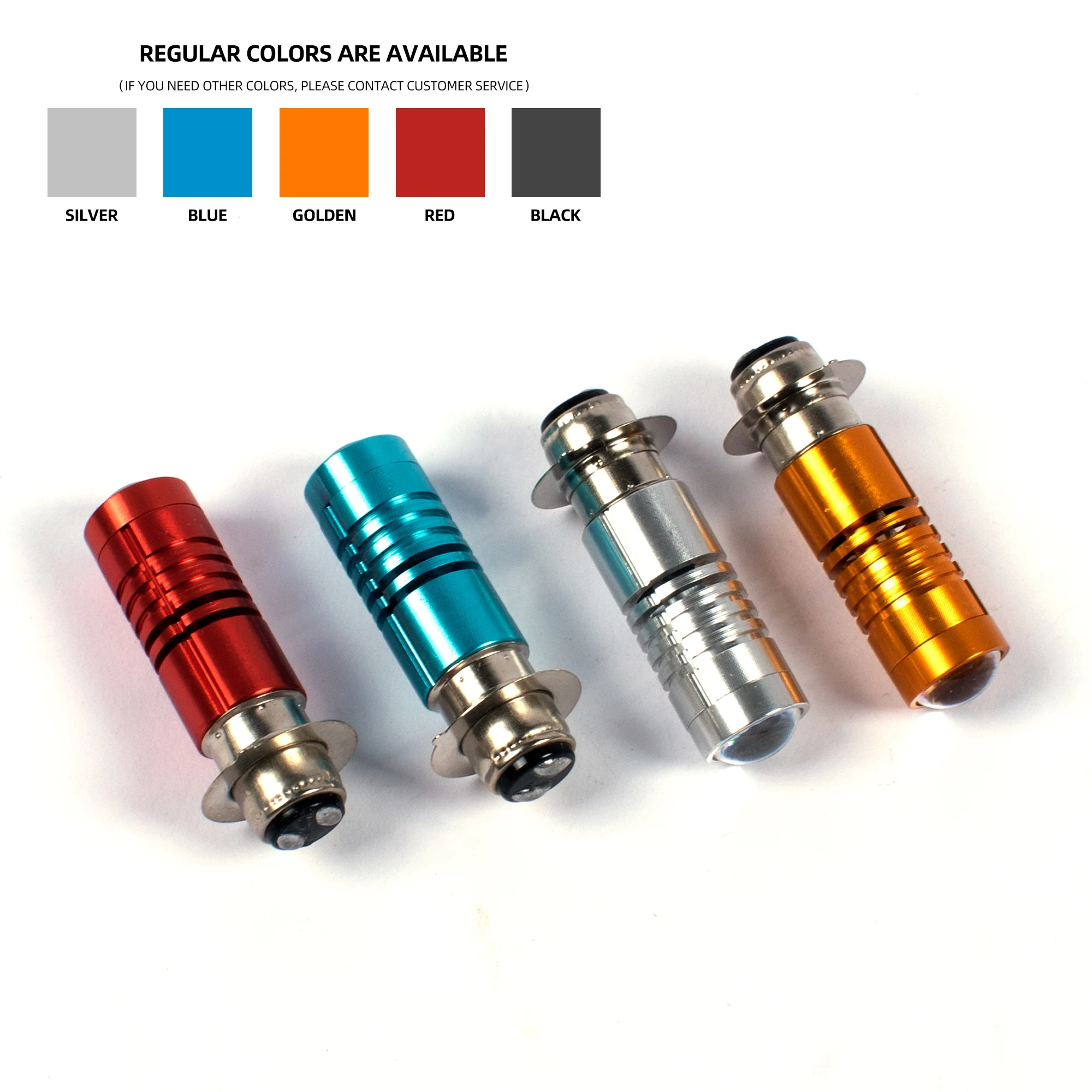 High Power LED Motorcycle Lighting Headlight Fish Eye 12V-80V 6000K White H6 H4 P20D BA20D High Low Beam 9V-80V Eagle Eye