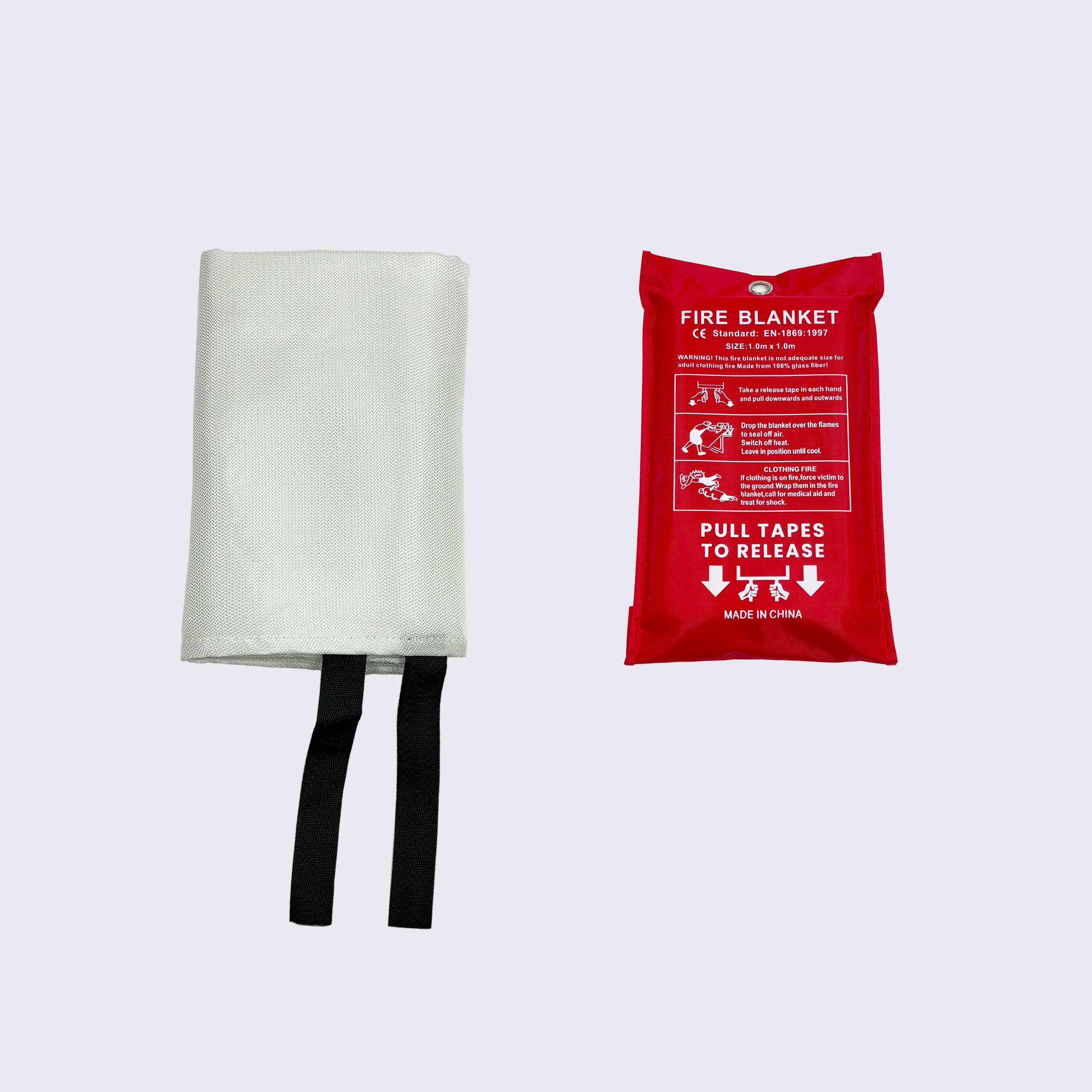 BS:EN1869 Fire Blanket Emergency Survival Fire Safety Blanket for Kitchen