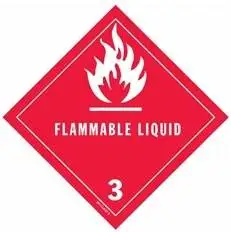 Custom Dangerous Goods Label Strong Adhesive Waterproof Warning Label