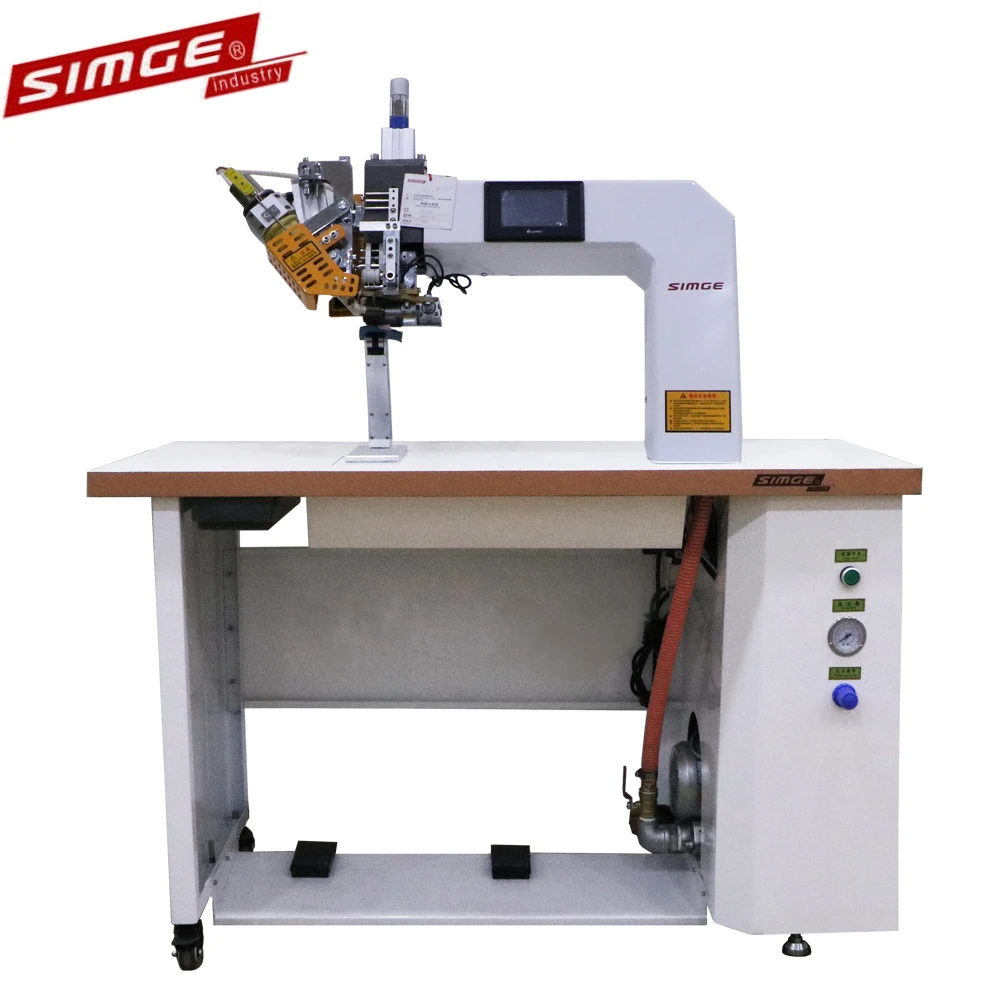 SI-27BH Automatic Hot Wind Sealing and heating machine Leather Hot Cement Flatting Layering Machine