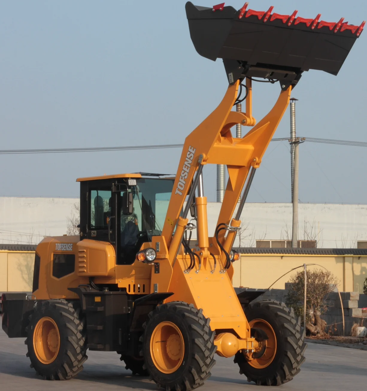 with quick change wheel loader Chinese brand  hydraulic filter with dumping height 2900mm loader