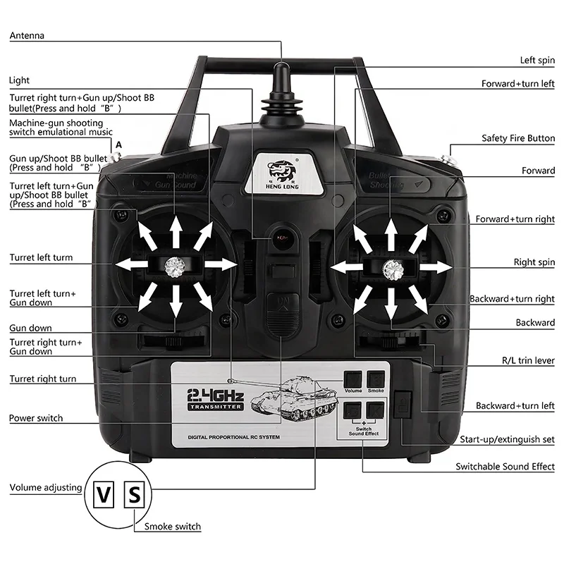 HengLong 3918-1 PRO M1A2 Abrams Metal Tracks BB Airsoft TK 7.0 1:16 IR Battle Smoke Sound Remote Control Heng Long RC Tanks Toy