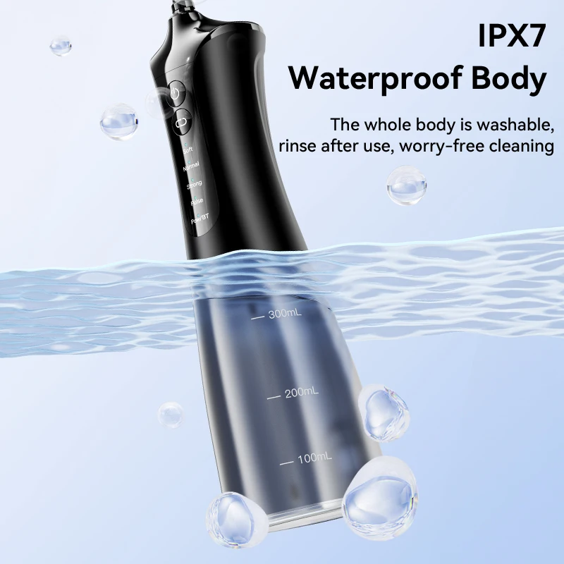 China Factory Direct APP Control Type-C Interface 2000mAh Large Capacity Battery 350ml mouth flosser water For Teeth Cleaning