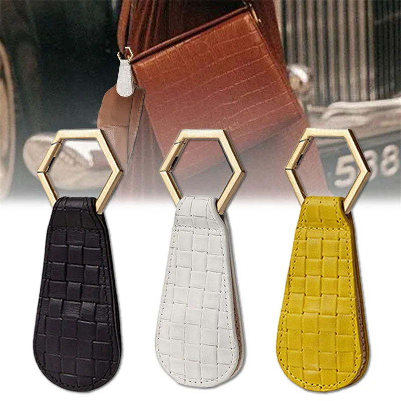 Magnetic Hat Clip Custom Hand Free Pu Leather Keychain Magnetic Sun Hat Clip Hand On Bag Backpack Luggage Travel Accessory