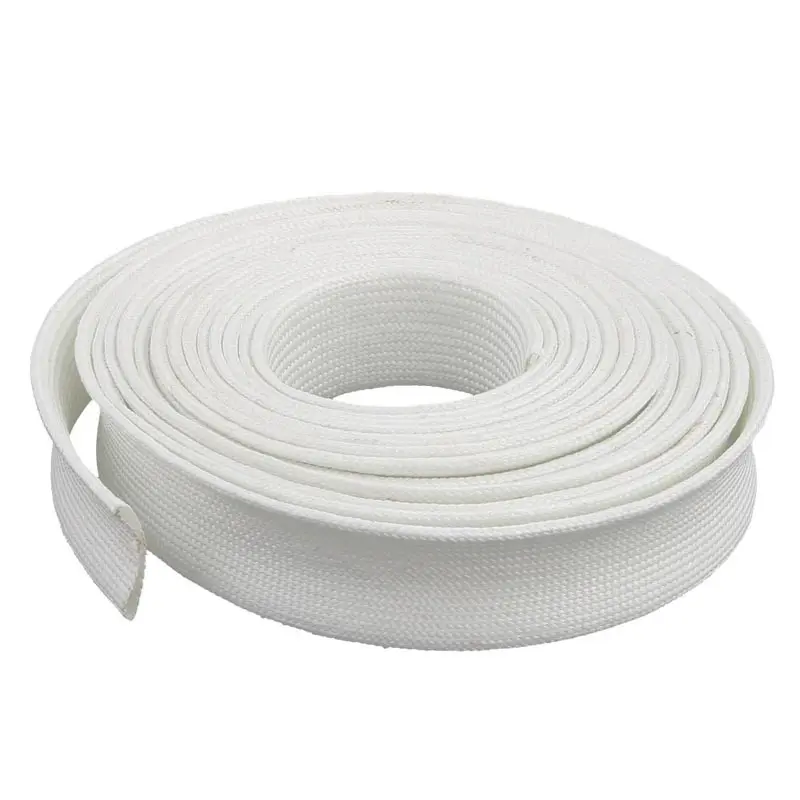 High Temperature Braided Biaxial Fiberglass sleeving