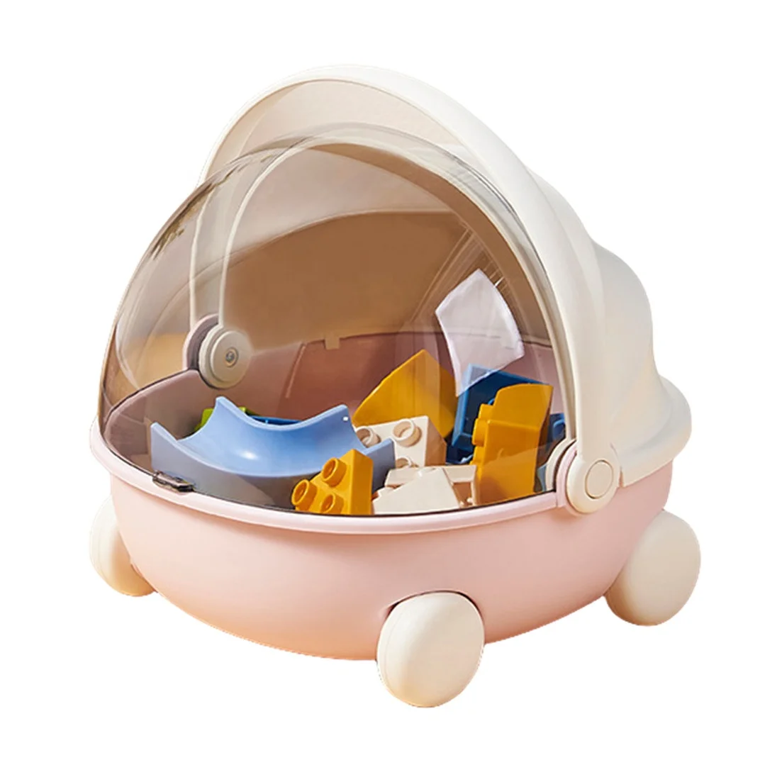 Desk Books Tray home organizers Desktop Building Blocks Toys Snacks Holder Creative Cradle Shape Home Ornaments Storage Boxes