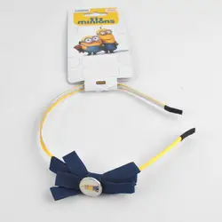 Latest design resin charm plastic baby hair band with iron clip for girls