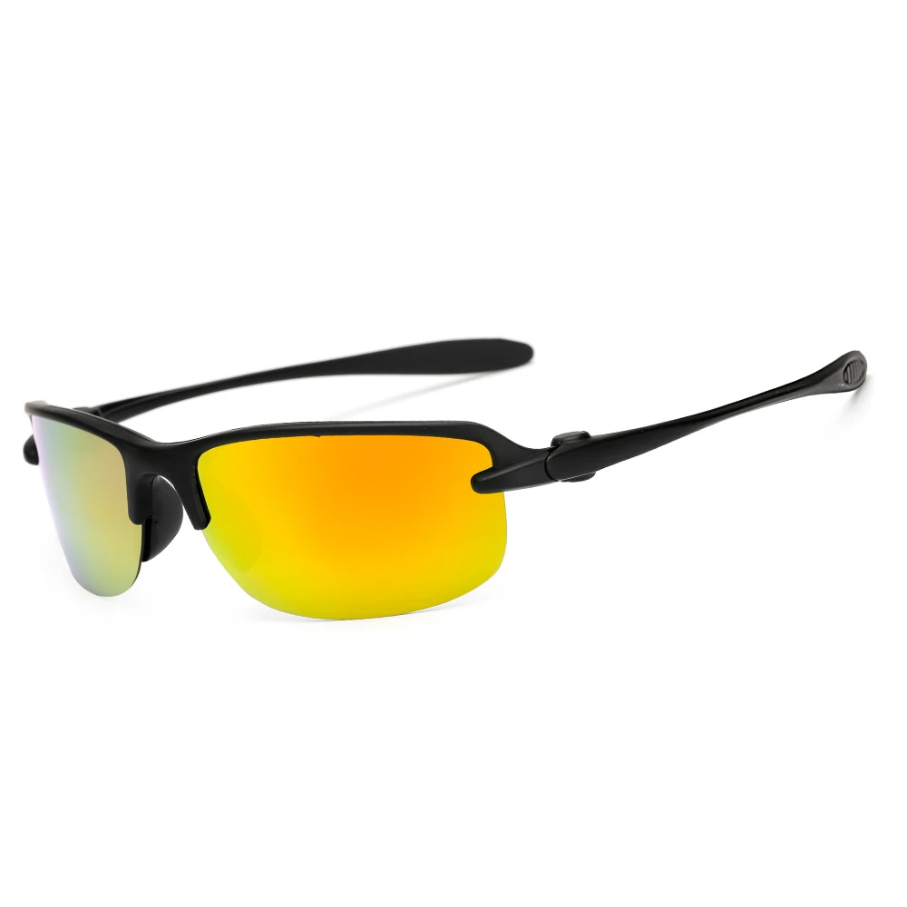 Half Rim Sports Polarized Sunglasses Ready To Ship Fishing Glasses
