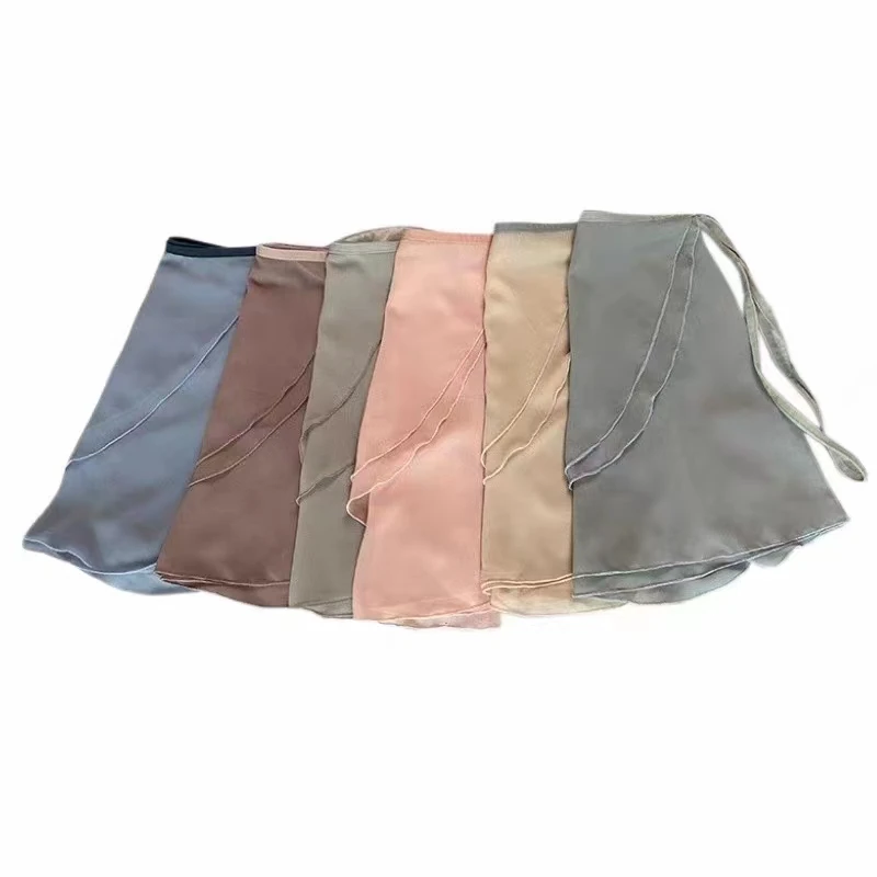 Personalized irregular wrap dance costume chiffon long ballet practice skirt for women