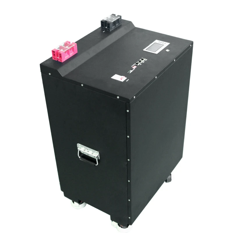 Household Energy Smart BMS 12kwh 51.2v 250ah Solar Battery Lifepo4 48v Vertical Type With Rollers Lithium Battery