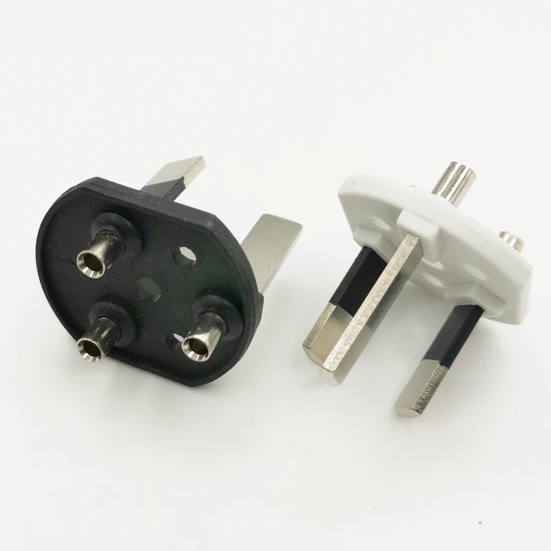 AU 10A plug insert,customize australia  power adaptor brass plug  flat pin ,standard grounding plug