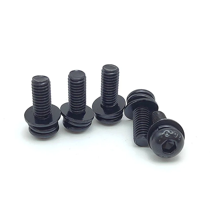 screw China factory alloy steel high grade hex socket screw cap screw button head 10.9 assembled  ISO7380 screws wholesale