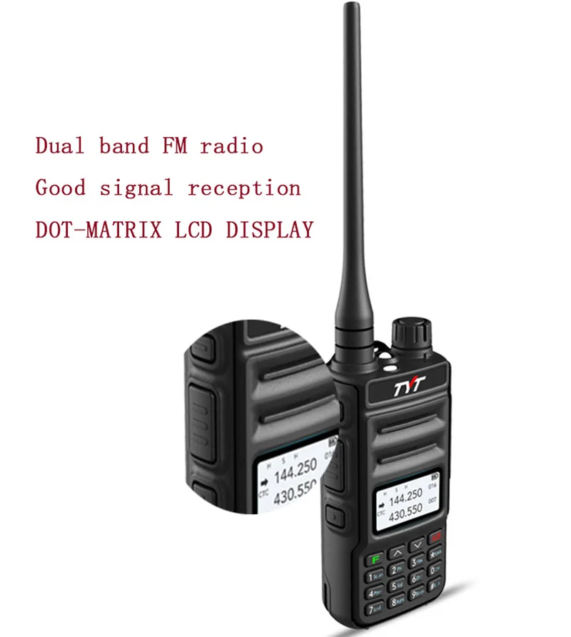 TYT TH-UV88 Ham 5W Two Way Radio VHF 136-174MHz  UHF 400-480MHz Walkie Talkie VOX CTCSS/DCS