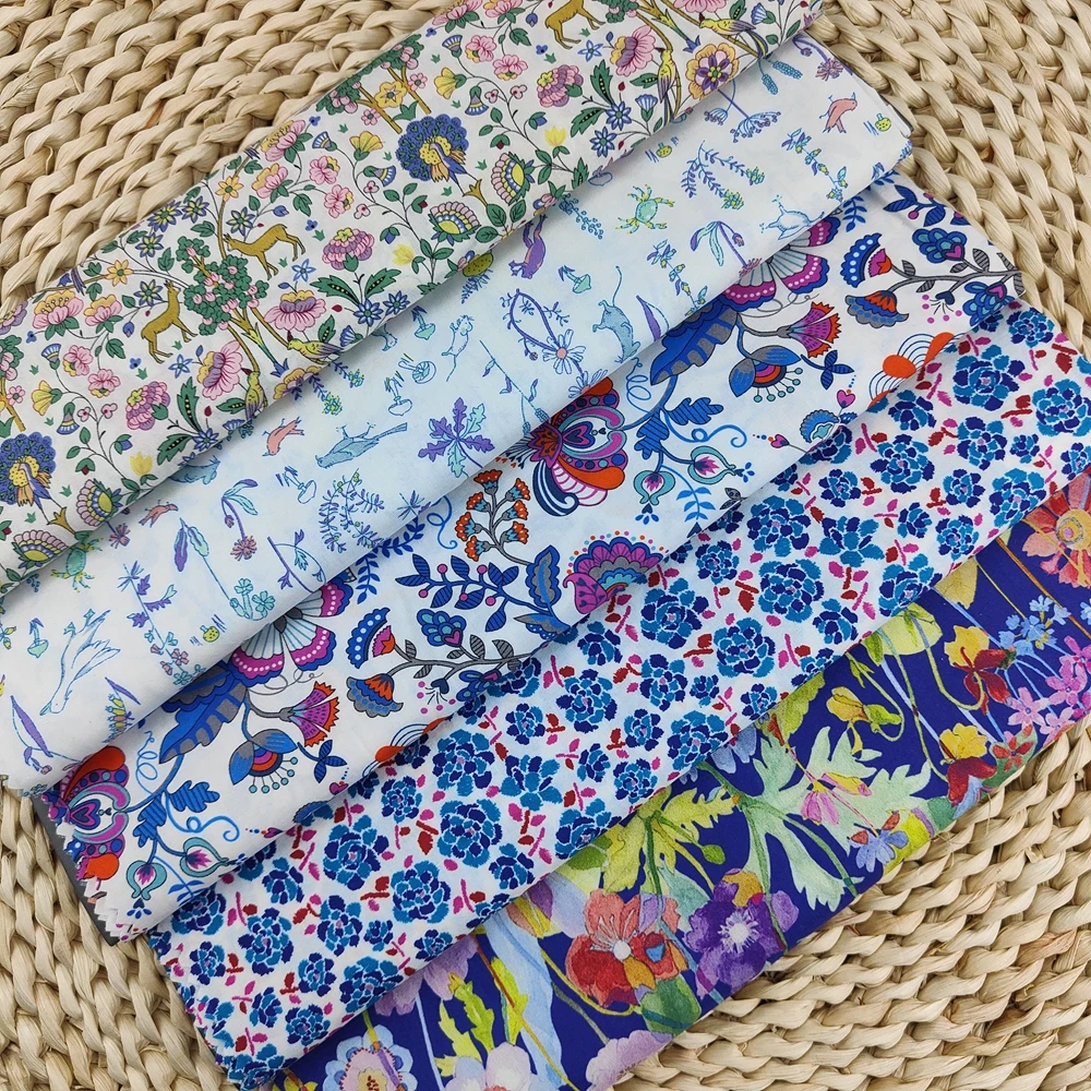 Dianan free sample 100% cotton tana lawn liberty London custom fabric printing fabric for garment