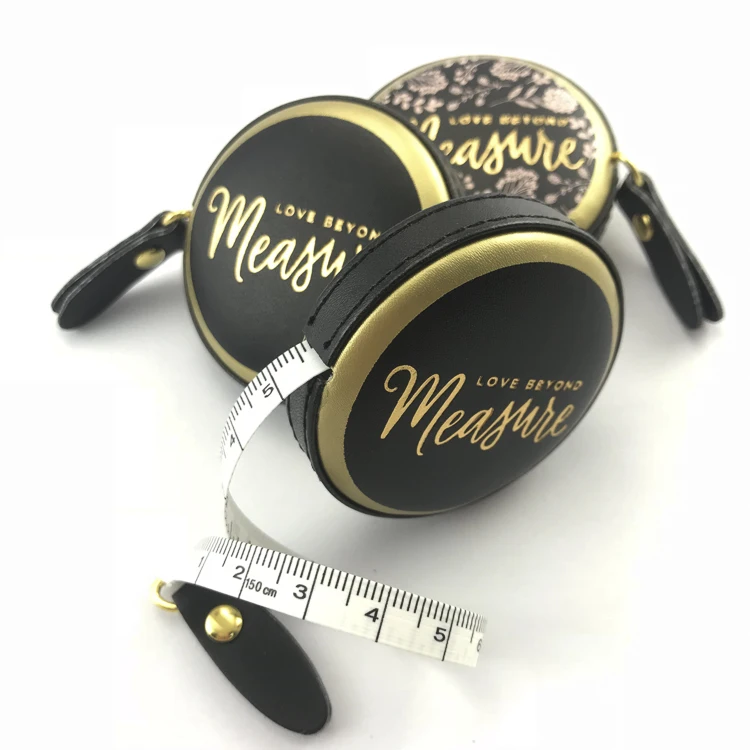 Black Bmi_drop-shaped Multifunctional Health Index Waist Measurement Health Ruler Telescopic Plastic Tape Measure With Handle