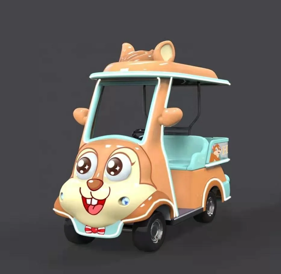 2 seats self-driving electric car with goods enclosure