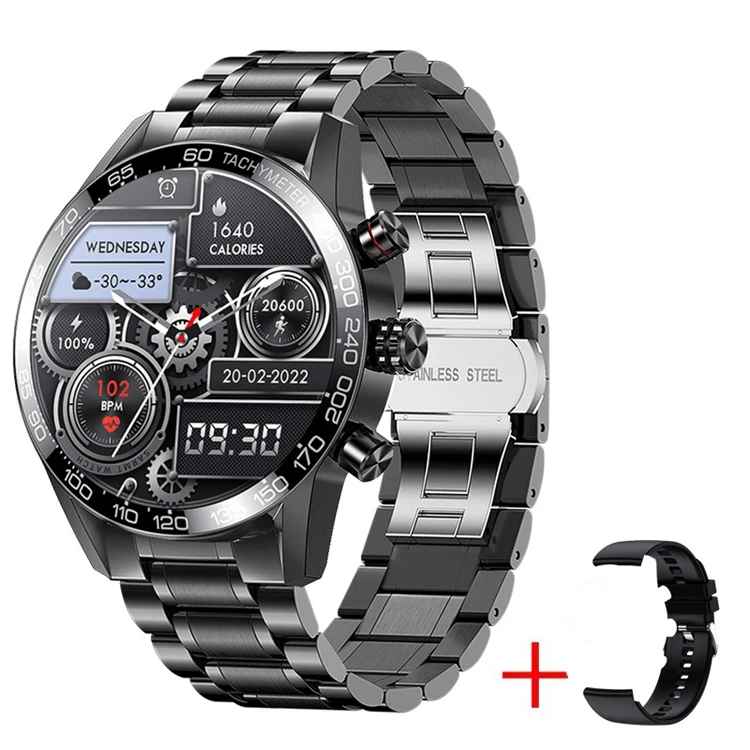 Fashion LIGE New HD Screen Reloj Mens Business Clock Smart Calling Man Smartwatch