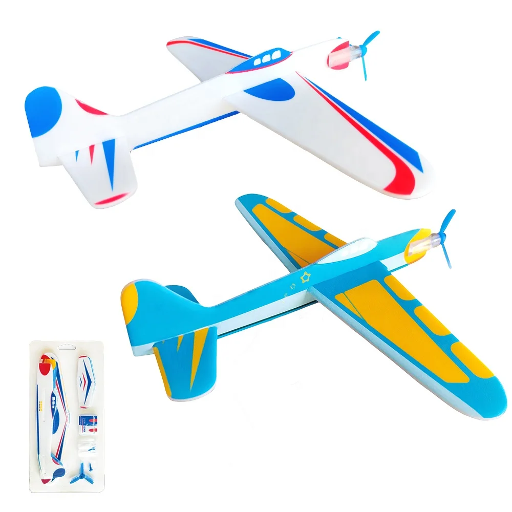Foam Glider Airplane Toys Aircraft Hand Throwing Planes Flying Model Mini Airplane Toys Gifts for Kids