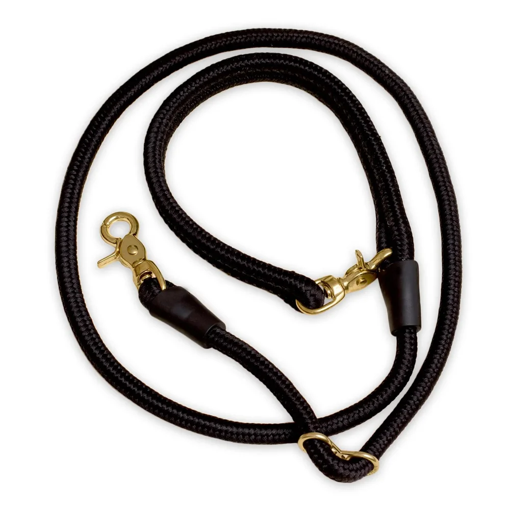 Factory Price Colorful  Nylon Round Rope Leash for Dogs Adjustable  Nylon Slip Rope Dog Leashes Custom ogo