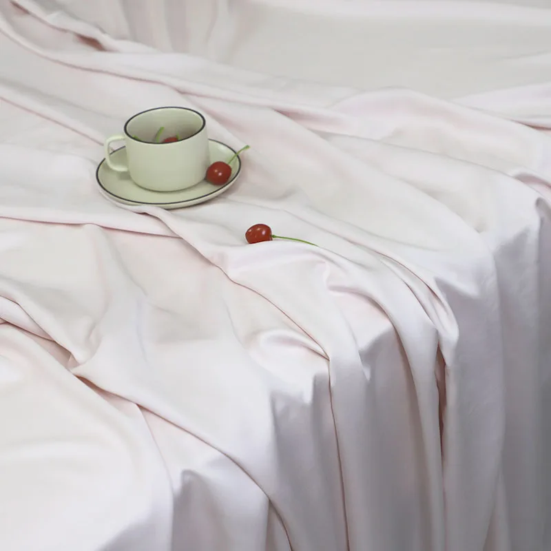 OEM/ODM customized Size and color 100% Natural Bamboo Fiber 60S 300TC pink color bed sheet set