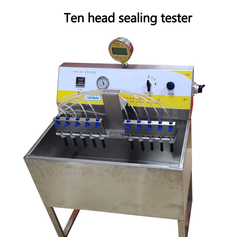 Sealing tester Ten head Vacuum sealing performance tester Bottle cap sealing tester Packaging leakage detector