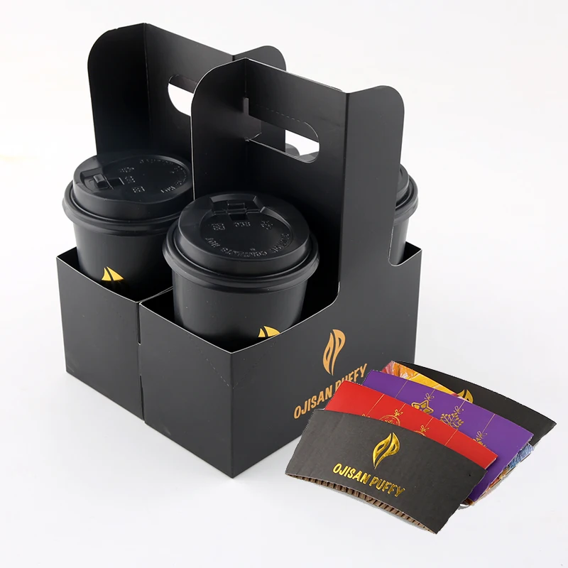 wholesale 8oz 12oz 16oz 24oz biodegradable disposable custom printer logo coffee double wall paper cups