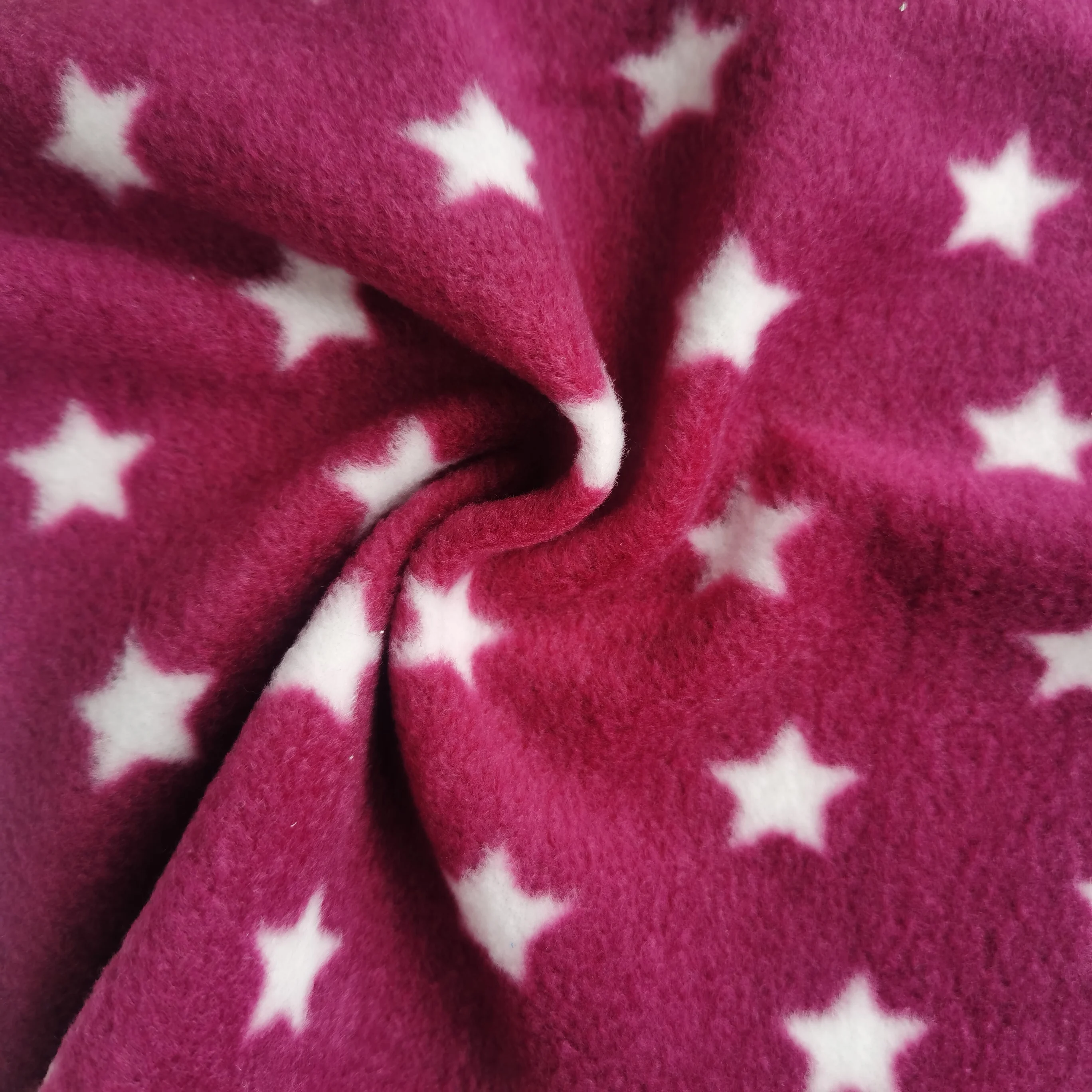 HIGH QUALITY 100% RECYCLE POLYSTER AOP TWO SIDES BRUSHED ONE SIDE ANTIPILLING POLAR FLEECE